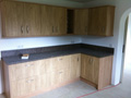 New worksurfaces and cupboards